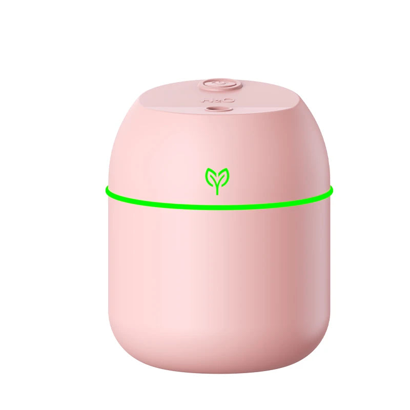 Mini USB luchtbevochtiger roze