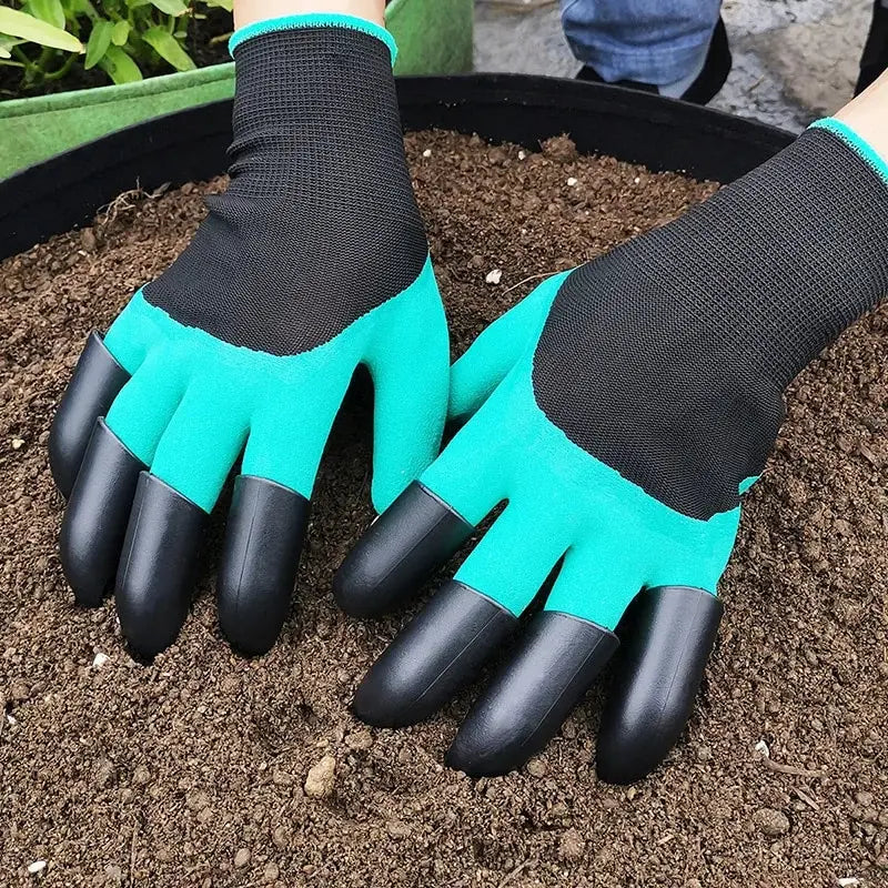 Tuinwerkhandschoenen met Optionele Klauwen