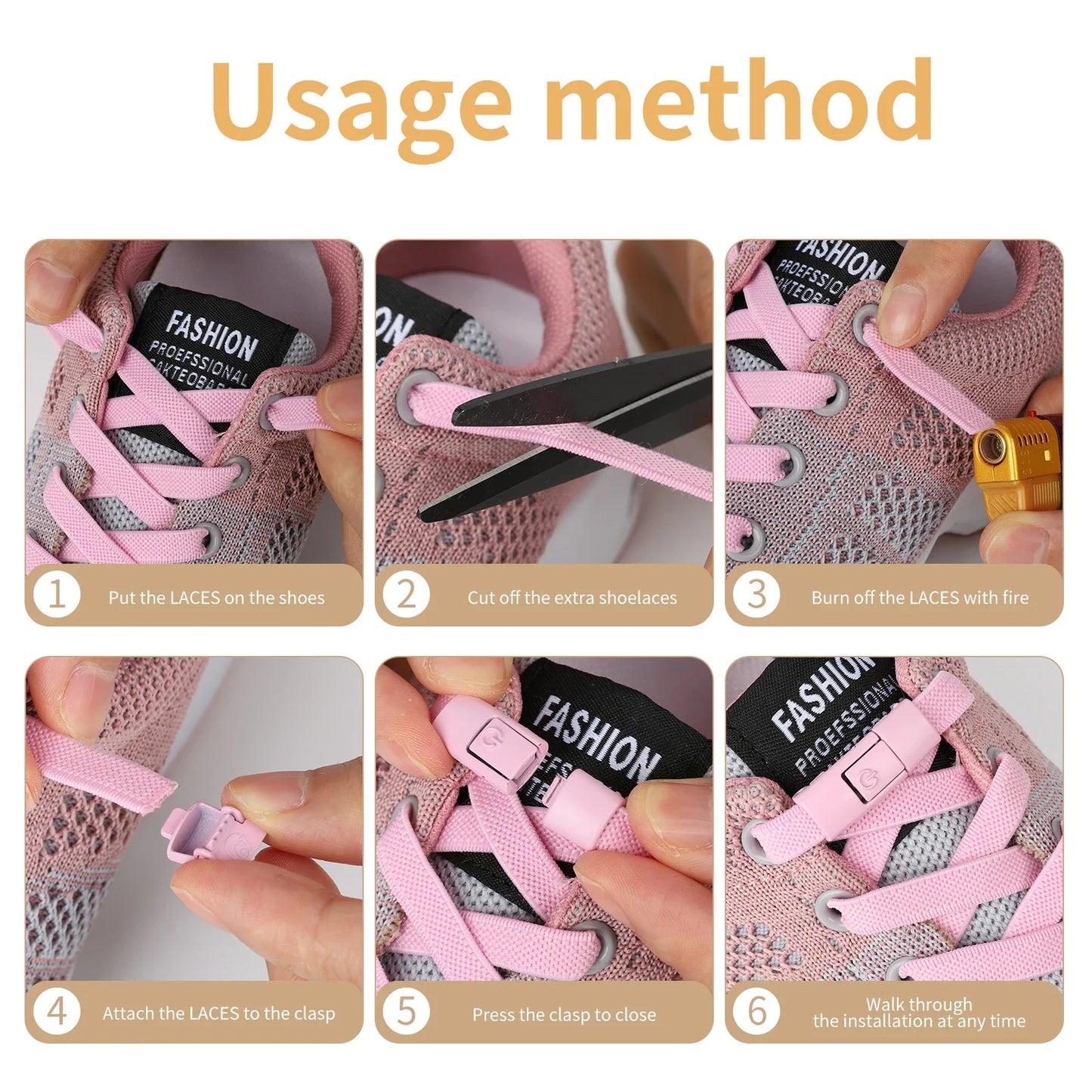 Elastische Veters Zonder Strikken