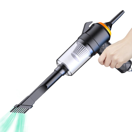 TurboVac Go – Draadloze Mini Stofzuiger voor Auto & Thuis