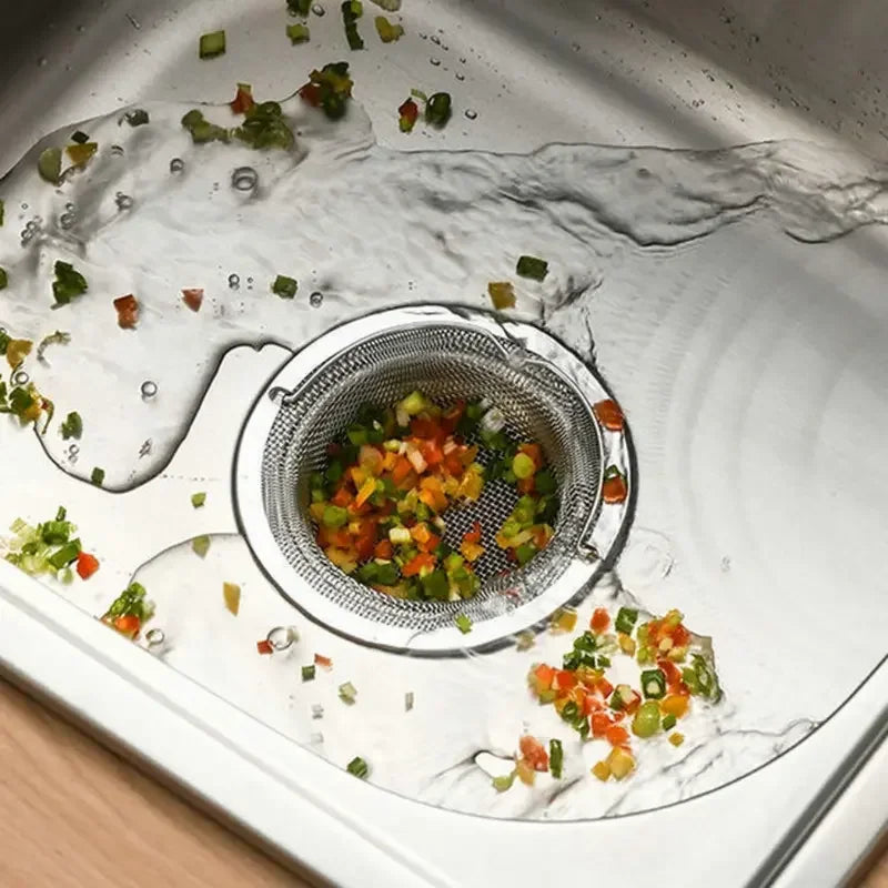 RVS Gootsteenfilter tegen Restjes en Haar