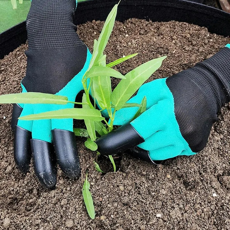 Tuinwerkhandschoenen met Optionele Klauwen