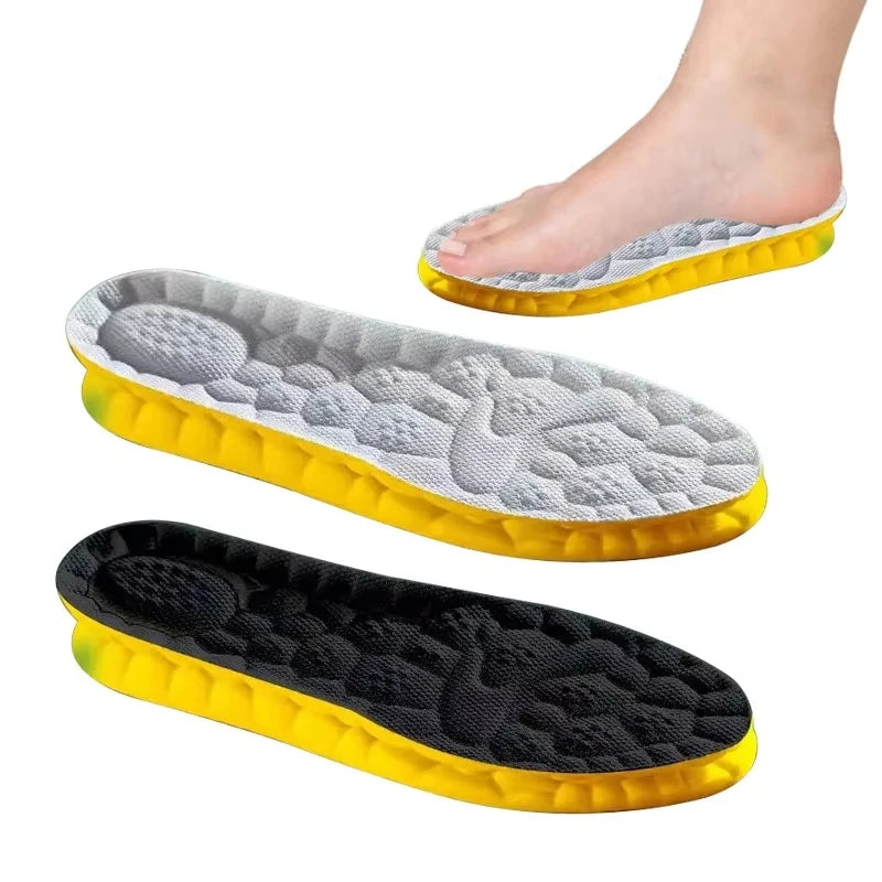 4D comfort inlegzolen in zwart en grijs