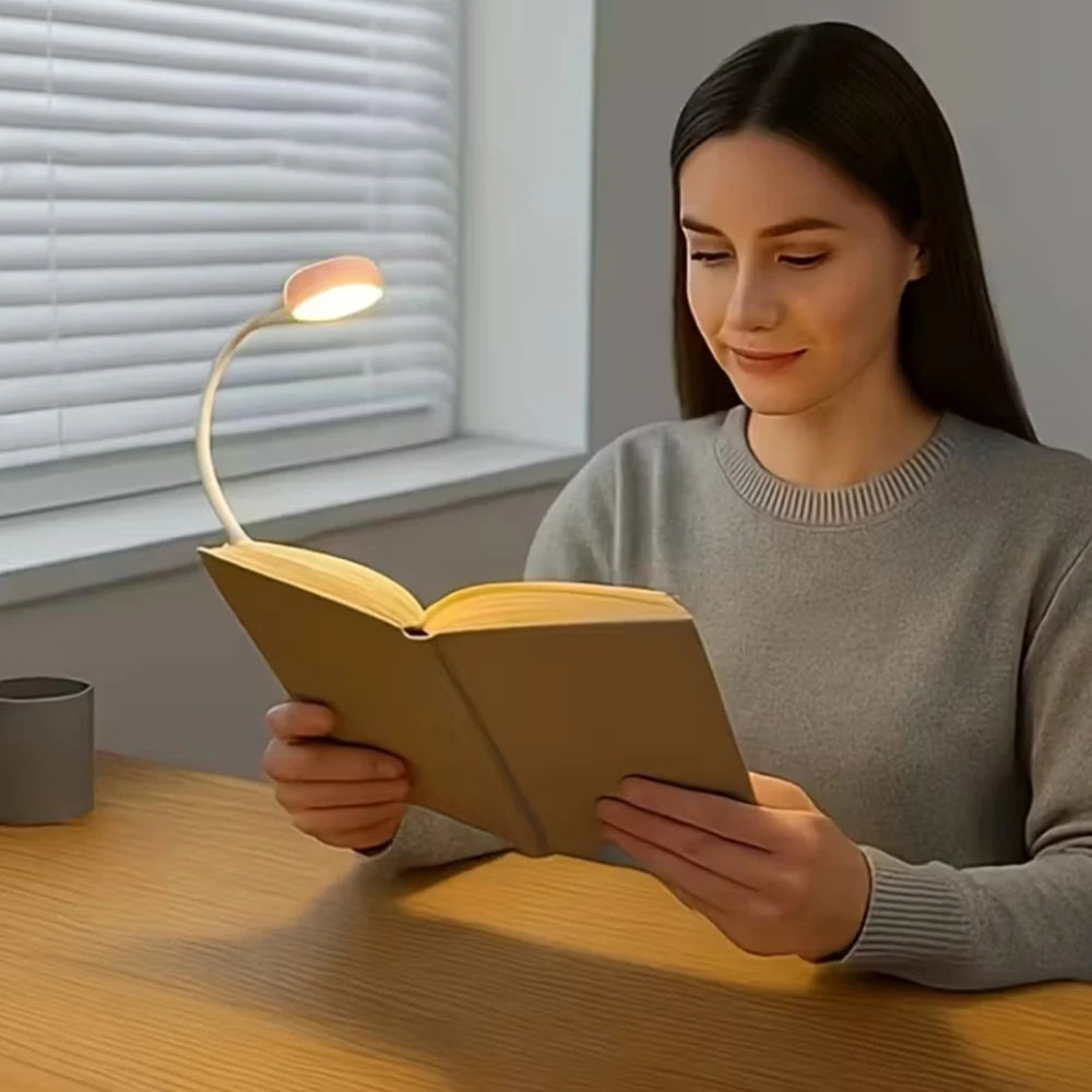 Clip-on LED Leeslamp met 3 Lichtstanden